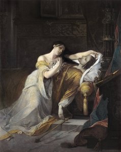 Johanna I van Castilië, genaamd Johanna de Waanzinnige, vrouw van Filips van Habsburg door Louis Galue