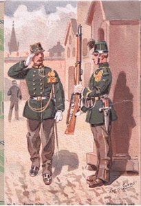 Chasseurs A Pied, Ansichtkaart