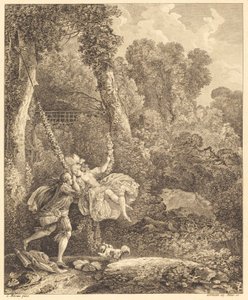 Daar loopt men meer dan één gevaar door Louis Germain and Charles Emmanuel Patas after Louis Gabriel Moreau