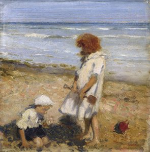 Spelen op het strand