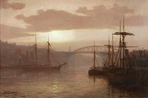 Haven van Sunderland, 1899 door Louis Grimshaw