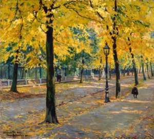 Avenue de Très Urde door Louis Gustave Cambier