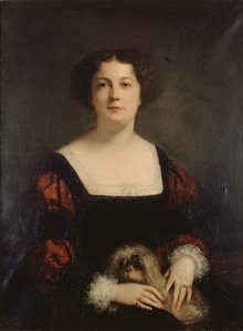 Portret van Apollonie Sabatier 1822-1889, ca. 1850