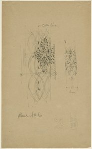 McVickers Theater, Chicago, Illinois, Schets door Louis H. Sullivan