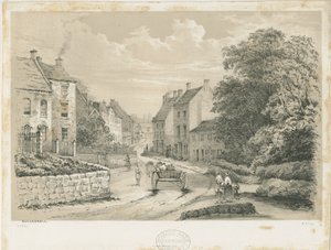 Eccleshall Dorp door Louis Haghe