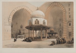 Egypte en Nubië, Deel III, Nr. 8: Moskee van Sultan Hassan, Caïro door Louis Haghe