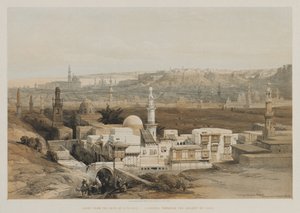 Egypte en Nubië, Deel III: Caïro vanaf de Poort van Citzenib, Kijkend naar de Woestijn van Suez