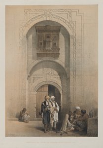 Egypte en Nubië, Deel III: Modern Herenhuis, met Arabeske Architectuur van Caïro door Louis Haghe