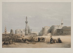 Egypte en Nubië, Deel III: De ingang van de Citadel van Caïro, 1849 door Louis Haghe
