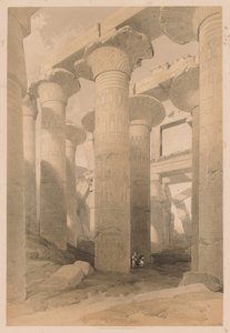 Egypte en Nubië: Deel II - Nr. 14, Karnak door Louis Haghe