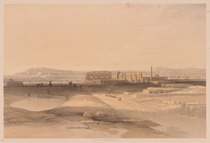 Egypte en Nubië: Deel II - Nr. 32, Karnak door Louis Haghe
