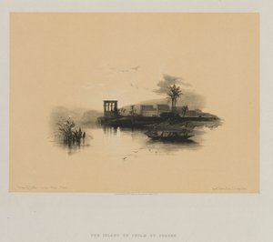 Egypte en Nubië, Deel II: Eiland Philae, aan de Nijl, Nubië, 1847