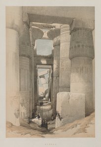 Egypte en Nubië, Deel II: Karnak, 1847 door Louis Haghe