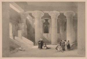 Egypte en Nubië: Deel I - Nr. 24, Tempel in Esneh, 1838