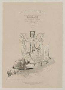 Egypte en Nubië, Deel I: Frontispice, 1846 door Louis Haghe