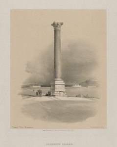Egypte en Nubië, Deel I: Pompeys Zuil, Alexandrië door Louis Haghe