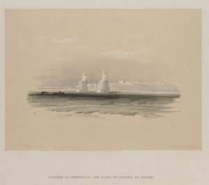 Egypte en Nubië, Deel I: Beelden van Memnon, Thebe, 1846