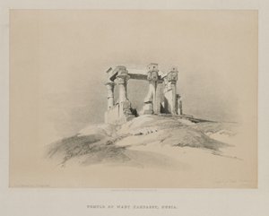 Egypte en Nubië, Deel I: Tempel van Wady Kardassy in Nubië, 1846