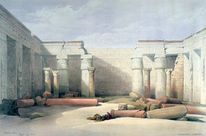 Medinet Abou, Thebe, 5 december 1832, Egypte, 19e eeuw