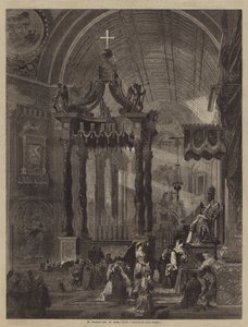 Sint Pietersdag in Rome door Louis Haghe