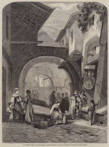 Het Ghetto, Rome door Louis Haghe