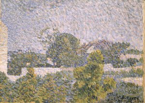 Landschap door Louis Hayet