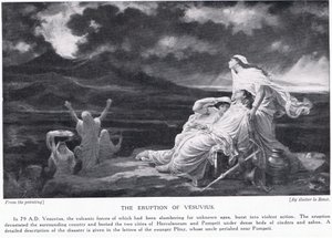 De uitbarsting van de Vesuvius 79AD
