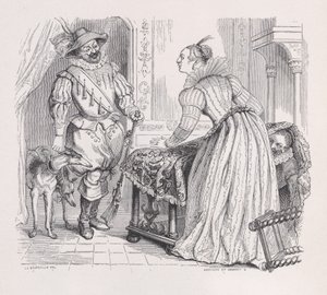 De jacht uit De volledige werken van Béranger door Louis Henri Brevière, Cesar Auguste Hebert
