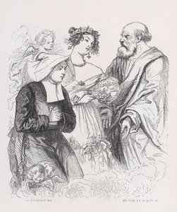 De Twee Zusters van Liefdadigheid uit Het Complete Werk van Béranger, 1836