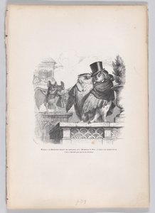 De hertogin zingt een nocturne met de hertog... uit Scènes uit het privéleven en..., ca. 1837-47 door Louis Henri Brévière