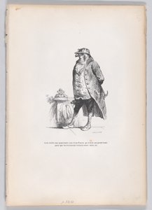 Dit oude hof heeft blijkbaar een oude valk... uit Scènes uit het Privé en Publieke Leven, ca. 1837-47 door Louis Henri Brévière