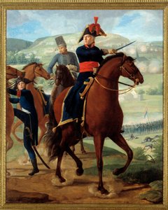 Ruiterportret van generaal Louis Marie Turreau de Garambouville door Louis Hersent