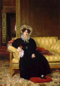 Madame Jean-Charles Clarmont, geboren Rosalie Favrin 1772-1858 door Louise Marie Jeanne Hersent