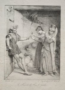 De Verloofde van de Koning van Garbe door Louis Hersent