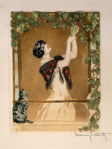 Herfst door Louis Icart
