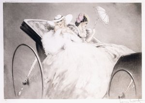 Champs Elysees door Louis Icart