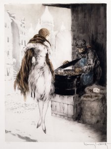Kastanjeverkoper door Louis Icart