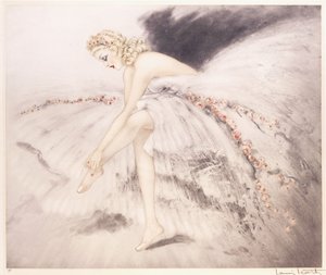 Muziekhal door Louis Icart