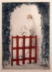 Rode Poort door Louis Icart