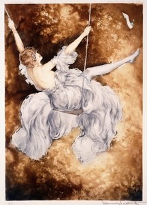 De Schommel door Louis Icart