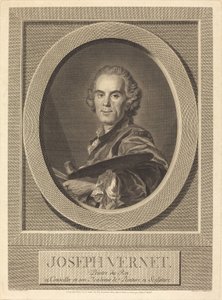 Joseph Vernet door Louis Jacques Cathelin after Louis Michel Van Loo