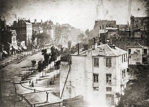 Boulevard du Temple door Daguerre door Louis Jacques Mande Daguerre