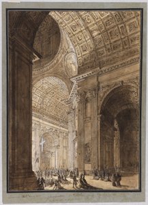 Interieur van de Verlichte Sint-Pieter