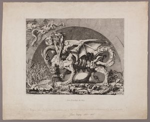 De Chimera door Louis Jean Desprez