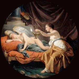 Psyche Verrast de Slapende Cupido