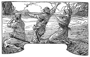 Illustratie door Louis Rhead (1857-1926) voor de roman 