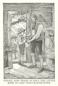 Illustratie voor Heidi door Johanna Spyri door Louis John Rhead