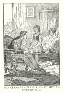 Illustratie voor Heidi door Johanna Spyri door Louis John Rhead