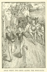 Illustratie voor Tom Browns School-Days door Louis John Rhead