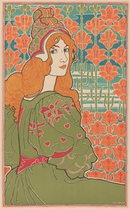 Jane, 1897 door Louis John Rhead